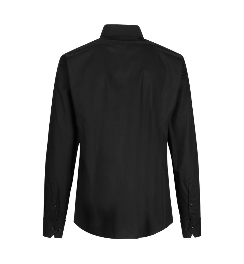 Seven Seas Skjorter ss7-sort_S - Bygholm Menswear